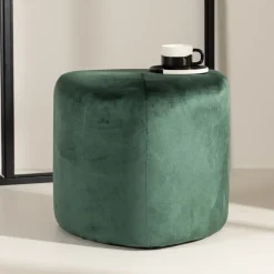 Online Nohr Poef Liem Velvet Groen