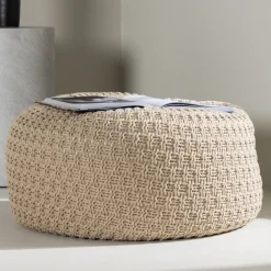 Clearance Nohr Poef Montario kleur Beige