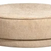 Hot vtwonen Poef Pearl Chenille, 80cm, kleur Naturel