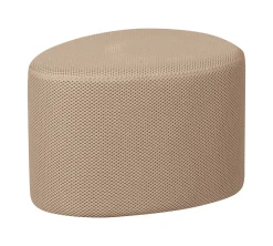 Clearance WOOOD Poef Puuk Mesh, kleur Naturel