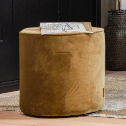 Online WOOOD Poef Sara Hoog, Velvet