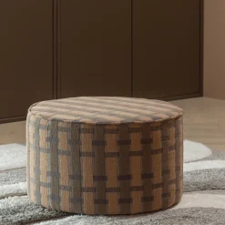 Sale WOOOD Poef Sarli 36cm hoog, Chenille