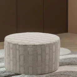 Sale WOOOD Poef Sarli 36cm hoog, Chenille