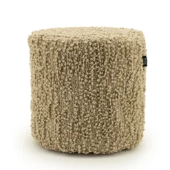 New By-Boo Poef Vista Grof Bouclé, 40cm