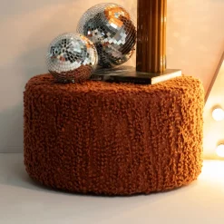 Best By-Boo Poef Vista Grof Bouclé, 60cm