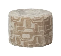 Best WOOOD Poef Yago 60cm, kleur Naturel