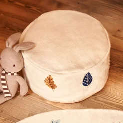 Kave Home Poef Yanil 40cm, kleur Wit