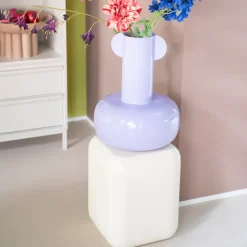 Online By-Boo Poef/Bijzettafel Dixon 34 x 34cm