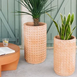 Hot Kave Home Pot Celi Set van 2 stuks Roestbruin