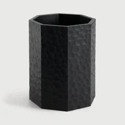 Outlet Ethnicraft Prullenbak Chopped Mahoniehout, kleur Zwart