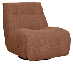 LABEL51 Relaxfauteuil Relax & Recharge Bouclé, elektrisch verstelbaar met accu