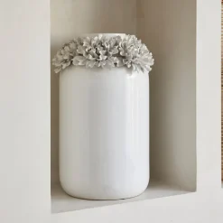 Discount Rivièra Maison Riviera Maison Vaas Flourishing Keramiek, 47cm Wit