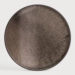 Discount Ethnicraft Rond Dienblad Aged kleur Brons