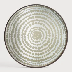 Clearance Ethnicraft Rond Dienblad Tribal Quest 61cm, kleur Goud