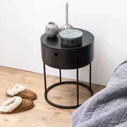 Online Bendt Rond Nachtkastje Gaga met lade