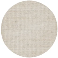 Online MUST Living Rond Vloerkleed Hero 200cm, kleur Ivory/Naturel