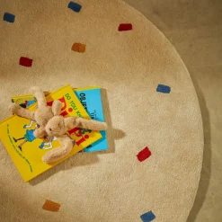 Outlet Kave Home Rond Vloerkleed Luli 120cm Wit