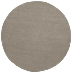 New MUST Living Rond Vloerkleed Noble 250cm, kleur Taupe