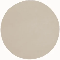 Clearance MUST Living Rond Vloerkleed Noble 200cm, kleur Zand