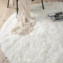 Clearance Nohr Rond Vloerkleed Sambath 200cm Wit