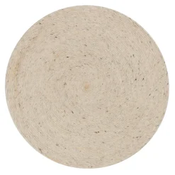 Online Kave Home Rond Vloerkleed Takashi Wol, kleur Grijs