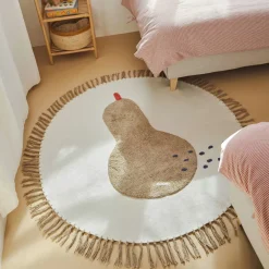 New Kave Home Rond Vloerkleed Tamya Peer, 120cm