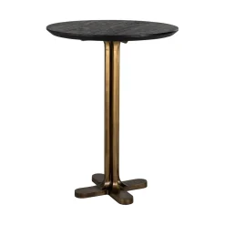 Online Richmond Interiors Ronde Bartafel Revelin Mangohout, 80cm
