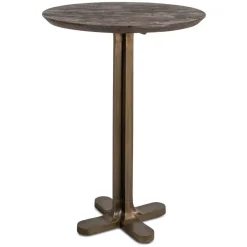 Online Richmond Interiors Ronde Bartafel Revelin Mangohout, 80cm