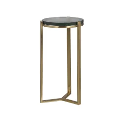 Clearance Richmond Interiors Ronde Bijzettafel Aubrey 29cm, kleur Goud