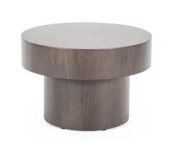 New Eleonora Ronde Bijzettafel Bobbie Walnoot, 45cm