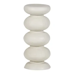 Clearance WOOOD Ronde Bijzettafel Brilo 29cm, kleur Crème Cru00e8me