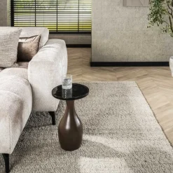 Hot LifestyleFurn Ronde Bijzettafel Cassidi Glas, 30cm