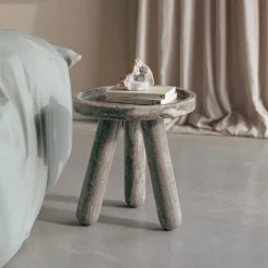 New Zuiver Ronde Bijzettafel Cosmopolitan Marmer, 40cm