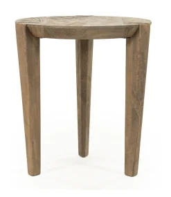 New Eleonora Ronde Bijzettafel Davina Mangohout, 40cm Bruin