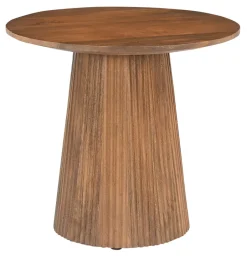 Hot Artistiq Living Ronde Bijzettafel Dyann Mangohout, 50cm