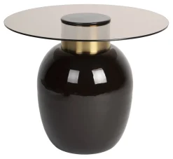 Sale ZILT Ronde Bijzettafel Freddy Glas