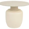 Outlet ZILT Ronde Bijzettafel Keet Keramiek