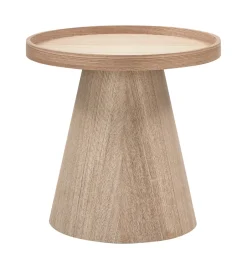 Best WOOOD Ronde Bijzettafel Maud Naturel