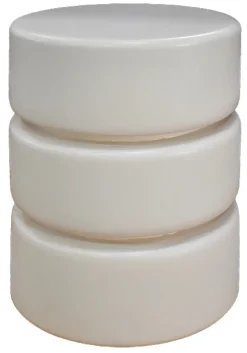 New LABEL51 Ronde Bijzettafel Milly Mangohout, 35cm, kleur Soft Sand