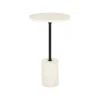 New Richmond Interiors Ronde Bijzettafel Misty Marmer, 30cm