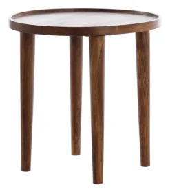 Light & Living Ronde Bijzettafel Qiano Acaciahout