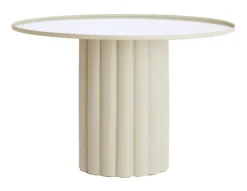 Best Light & Living Ronde Bijzettafel Rosario kleur Crème Cru00e8me