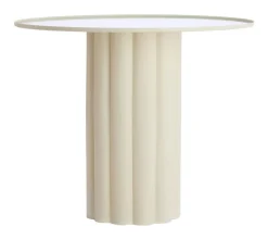 Best Light & Living Ronde Bijzettafel Rosario kleur Crème Cru00e8me