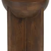 Outlet Artistiq Living Ronde Bijzettafel Sharenna Mangohout, 40cm