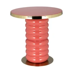 Sale Richmond Interiors Ronde Bijzettafel Shirin 40cm Roze