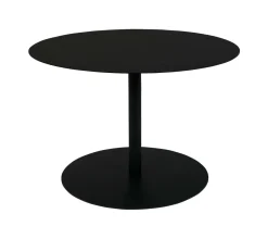 Sale Zuiver Ronde Bijzettafel Snow Staal, 60cm, kleur Zwart