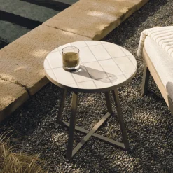 Online Kave Home Ronde Bijzettafel Tella 45cm