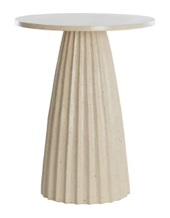 New Light & Living Ronde Bijzettafel Veglia 40cm, kleur Zand