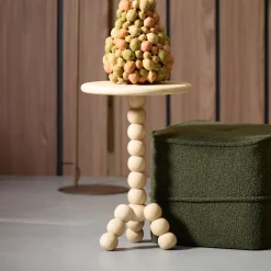 Clearance Light & Living Ronde Bijzettafel Veglio Mangohout, 35cm