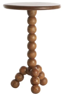 Clearance Light & Living Ronde Bijzettafel Veglio Mangohout, 35cm